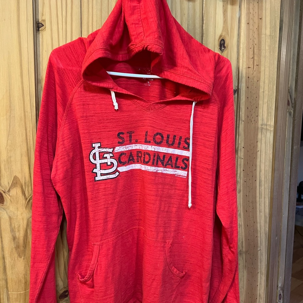 St. Louis Cardinals Women's Red Long Sleeve Hoodie
